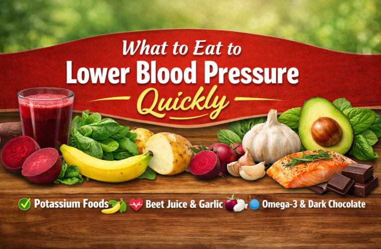 What to Eat to Lower Blood Pressure Quickly