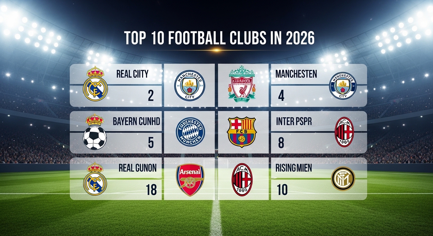 Top 10 Football Clubs in 2026