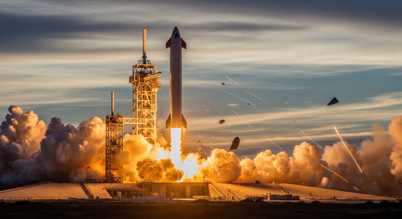 SpaceX Starship Test Ends in Explosive Spectacle