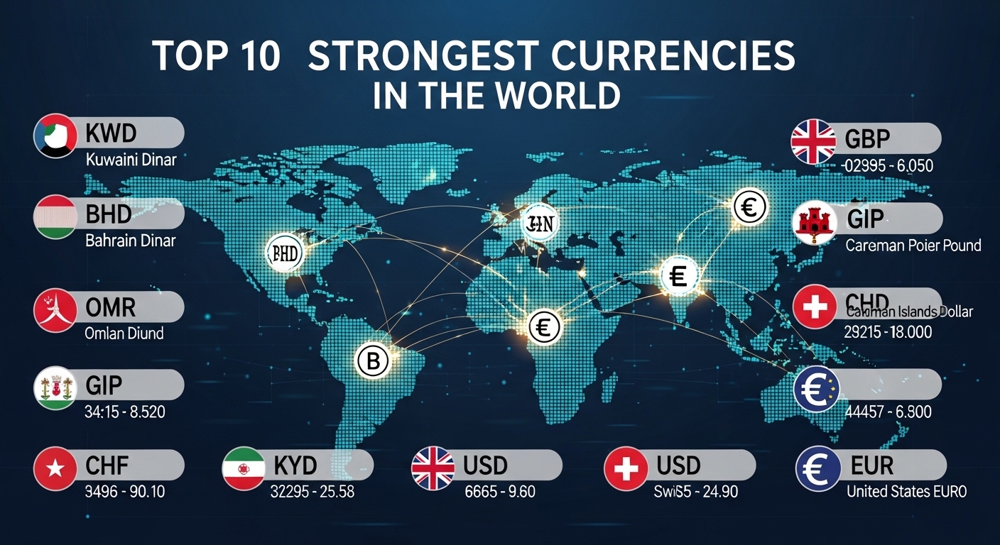 Top 10 Strongest Currency in the World