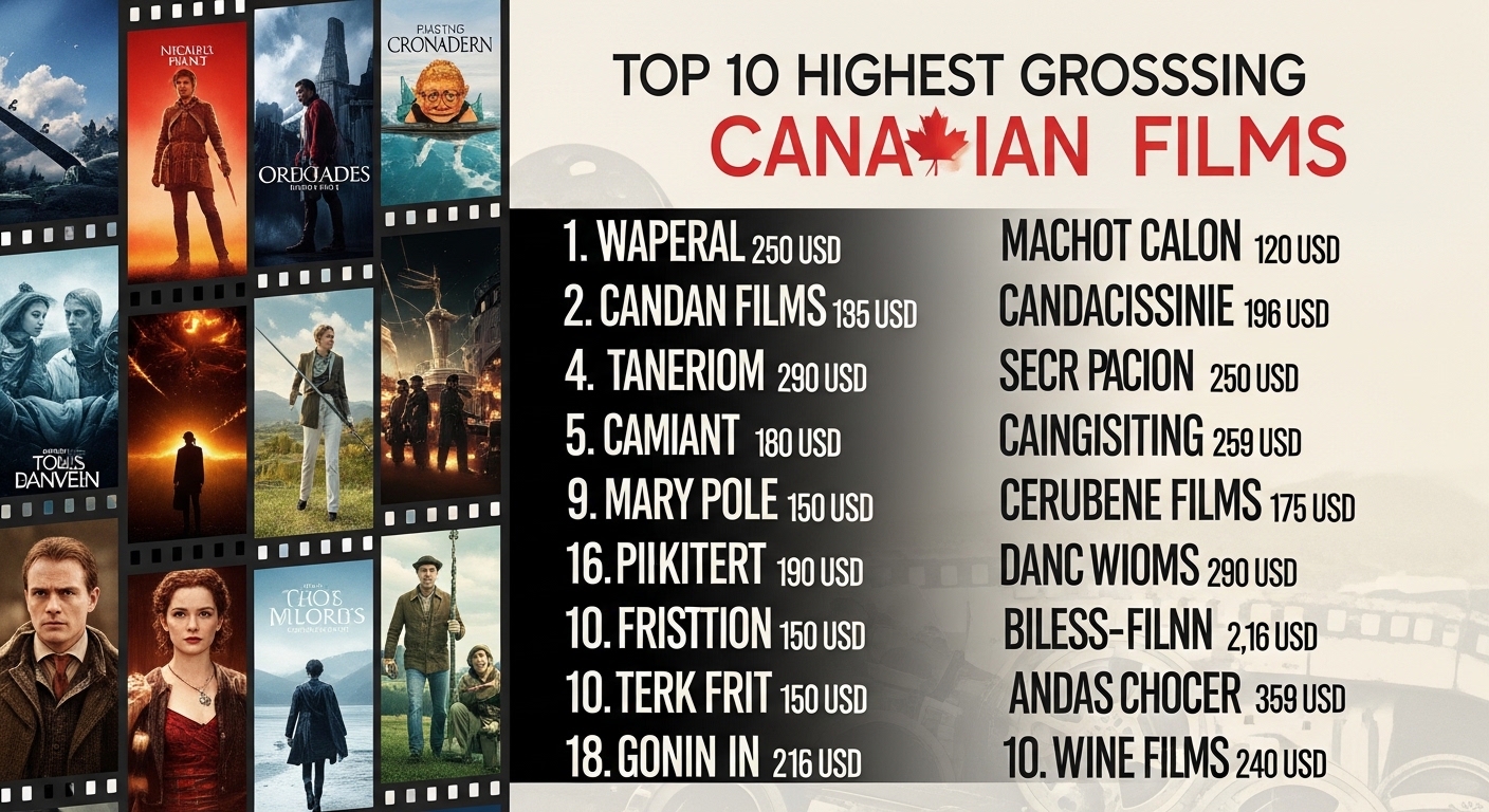 Top 10 highest grossing Canadian films