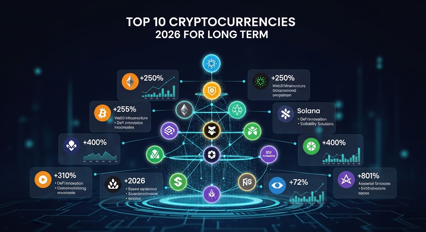 Top 10 Cryptocurrencies 2026 for Long Term