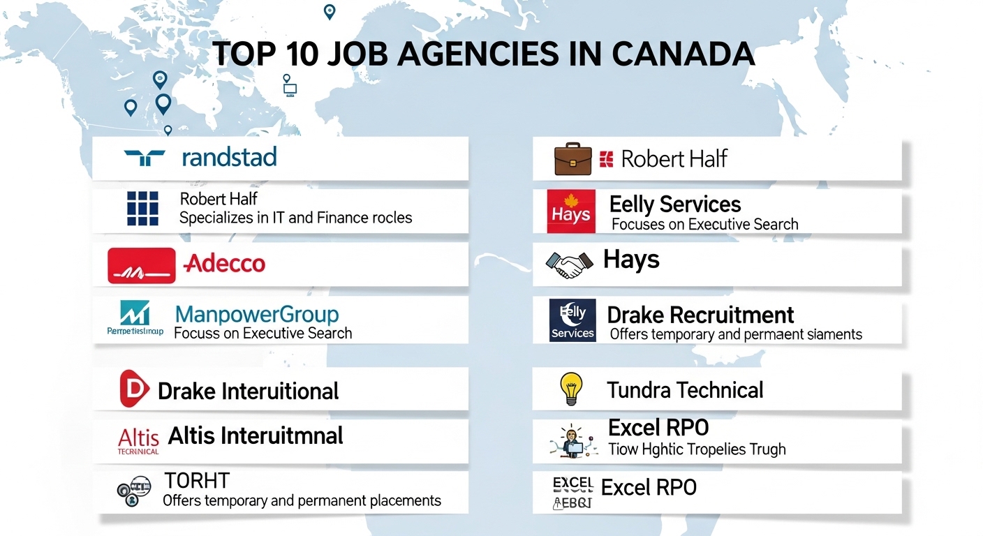 Top 10 Job Agencies in Canada