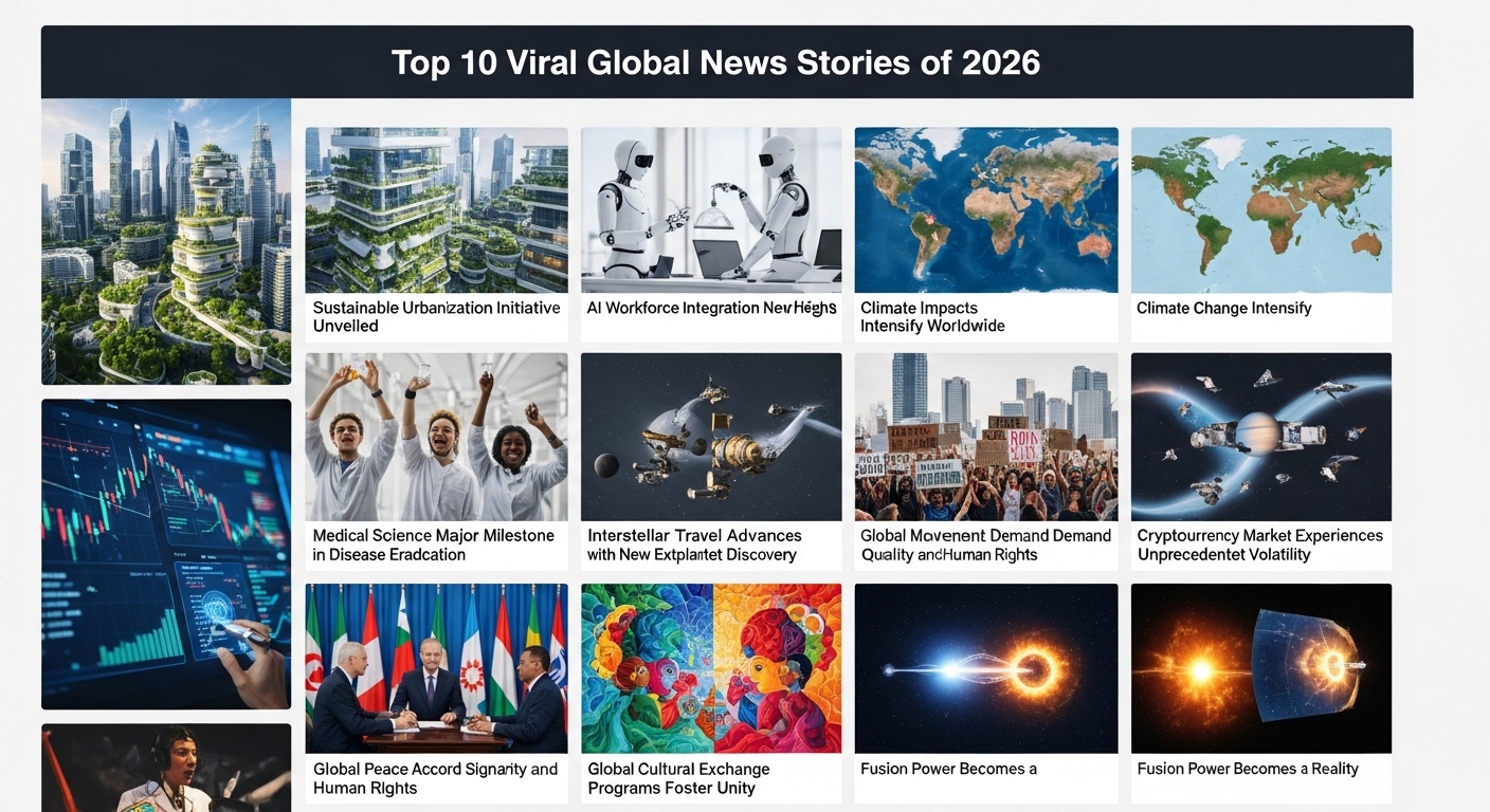 Top 10 Viral Global News Stories of 2026